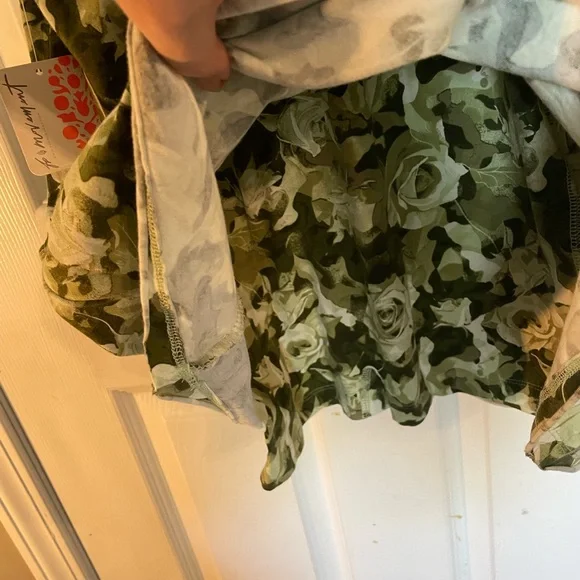 FP Movement by Free People Green and White Floral Hotshot mini dress - Picture 7 of 7